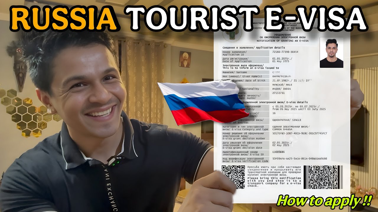 RUSSIA TOURIST E-VISA in 2026 | HOW TO APPLY | Complete Guide