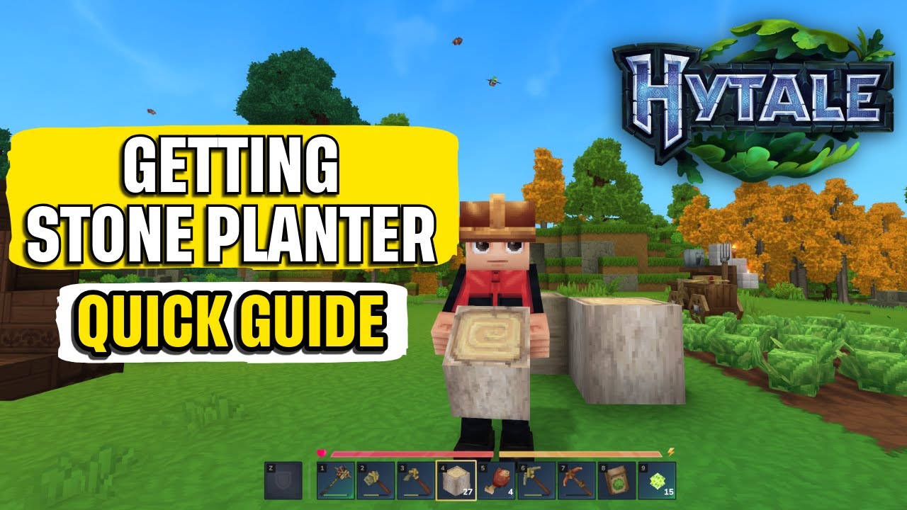 How to Get a Stone Planter in Hytale Quick Guide