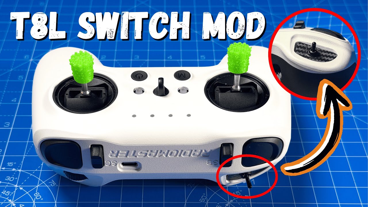 I customised my FPV Radio | Radiomaster T8L Switch Mod