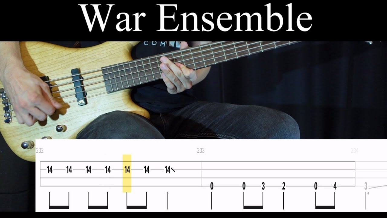 War Ensemble (Slayer) - Bass Cover (With Tabs) by Leo D&uuml;zey