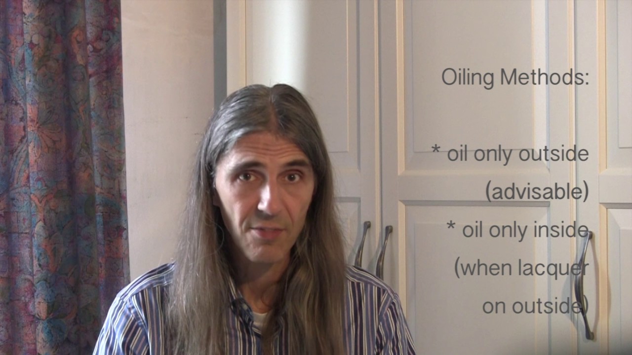 Thoughts on the Recorder, Video 6: Oiling the recorder