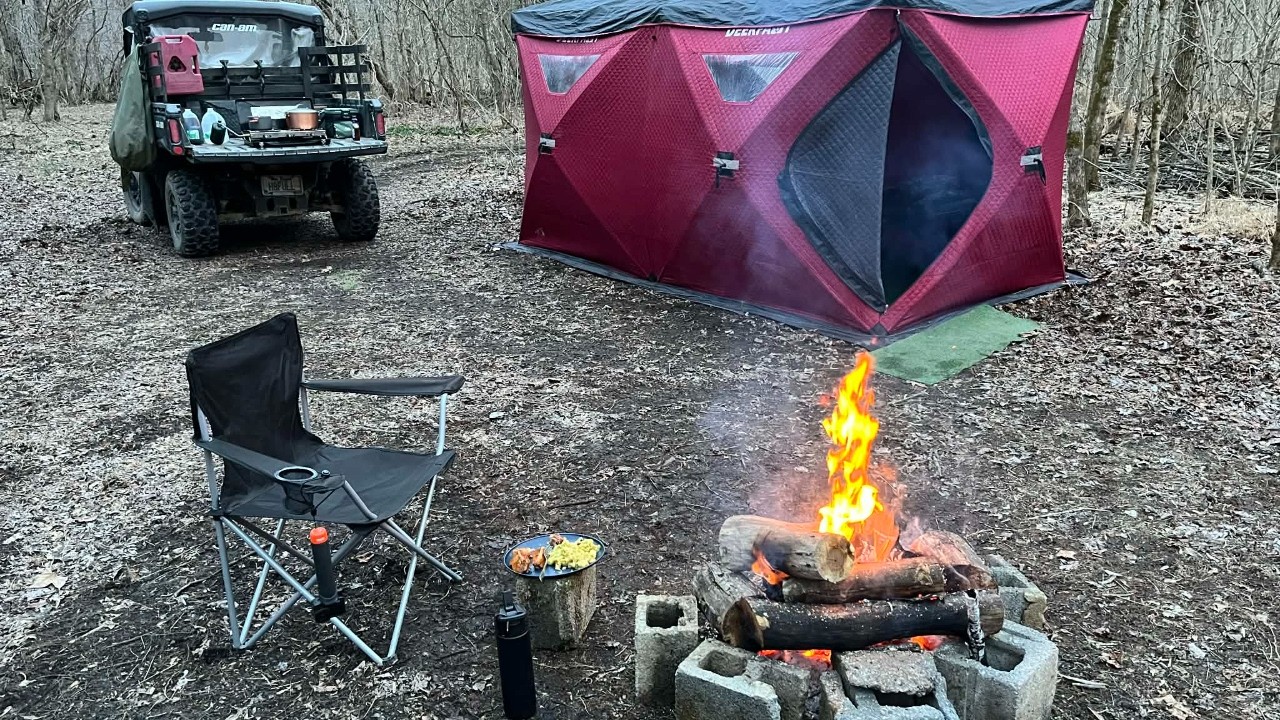 Tug Fork River Tent Camping-Is Winter Almost Over?
