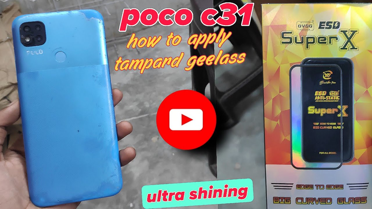 oppo c31mobile ka tampard geelass kise lagaye .ultra shining super x tampard geelass #viralvideo