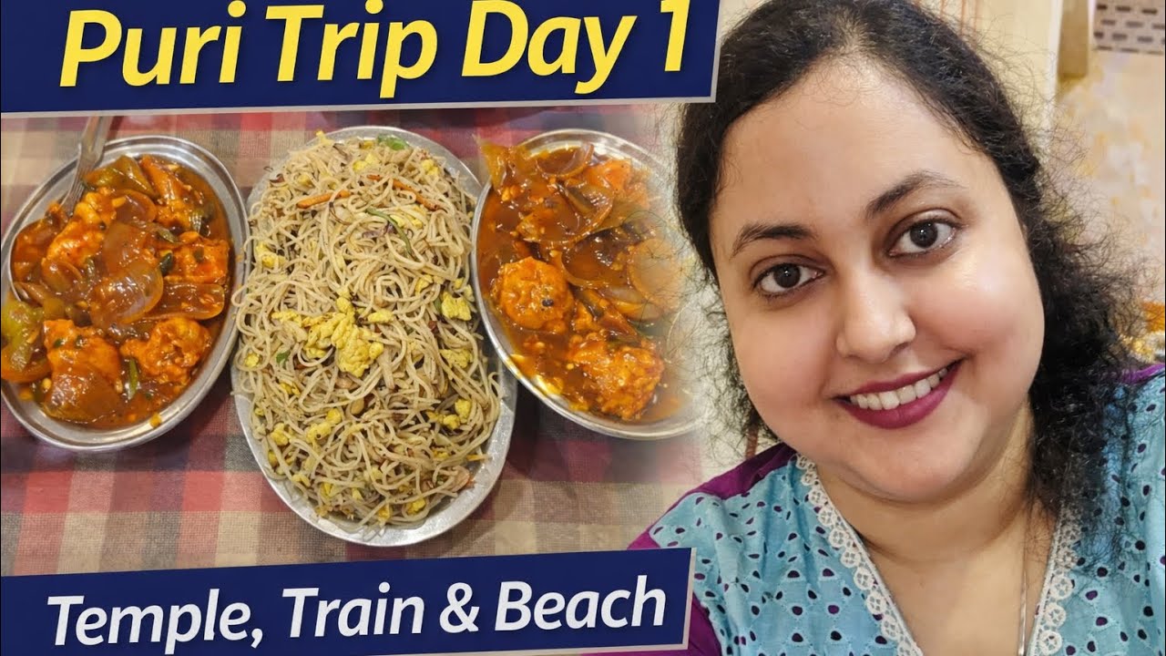 Puri Trip Begins! 🚆 Vande Bharat Journey, Temple Darshan & Beach 🏖️ | Roshni Unfiltered 