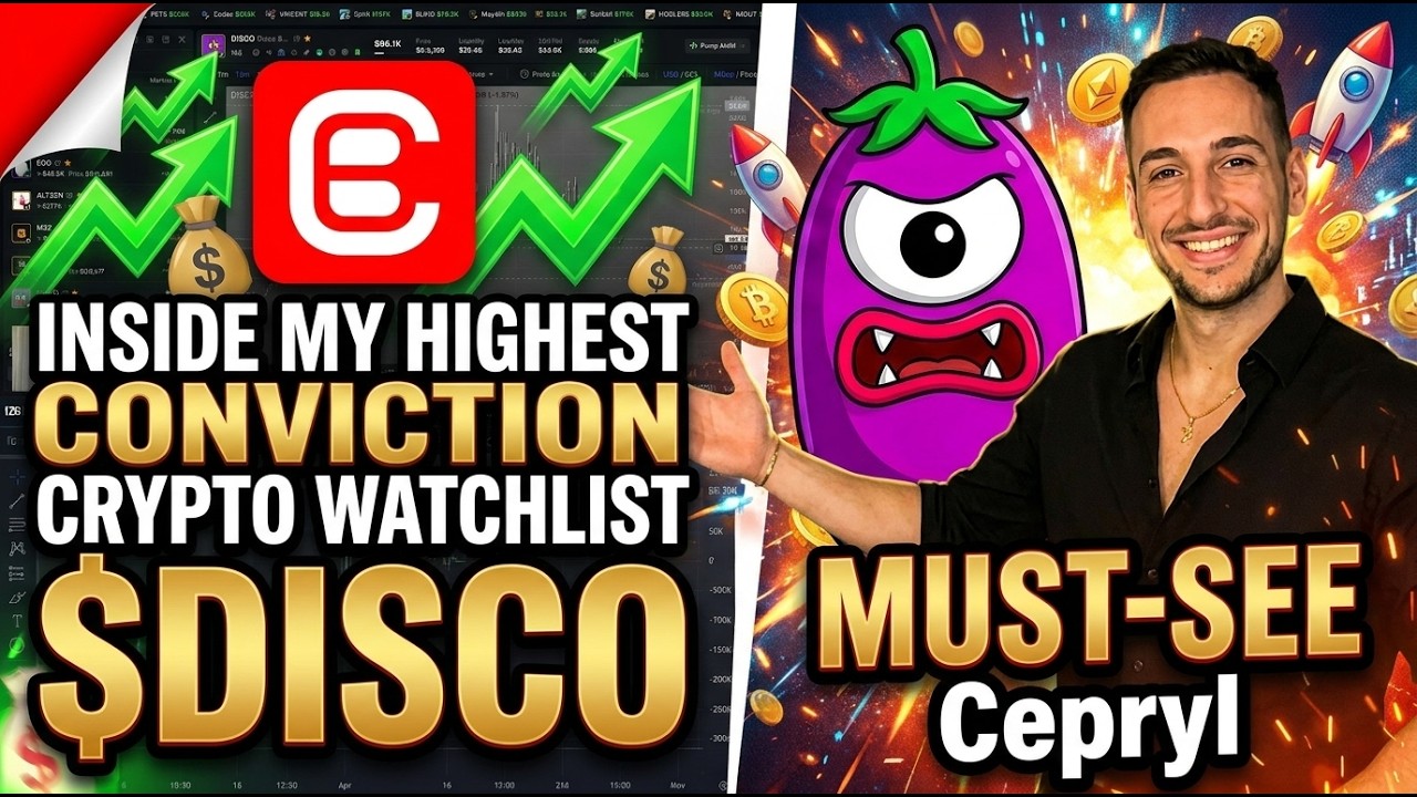 Watch Cepryl from Crypto Banter Go Inside His Highest Conviction Crypto Watchlist $DISCO MUST SEE 📊🚀