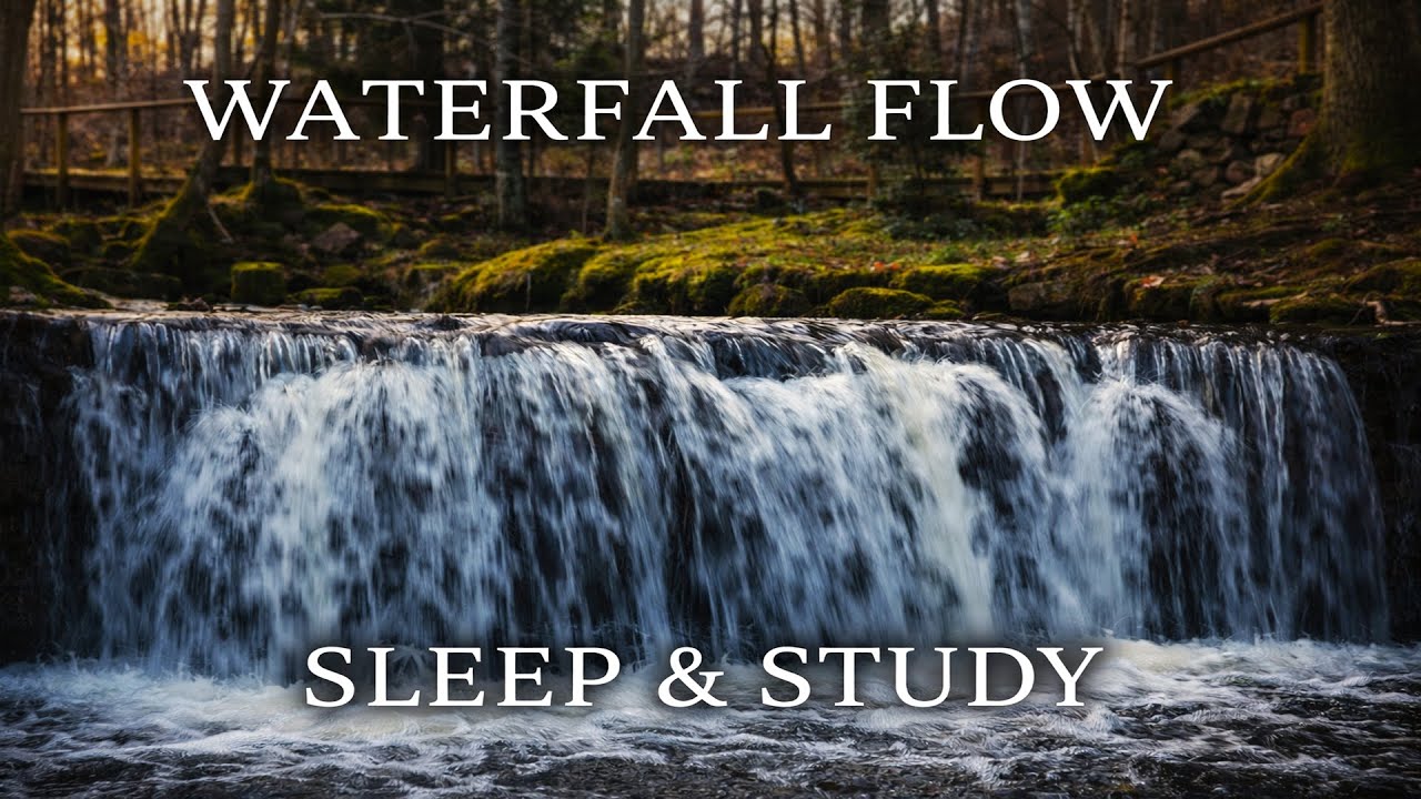 Waterfall Ambience • Deep Calm Flow • No Talking