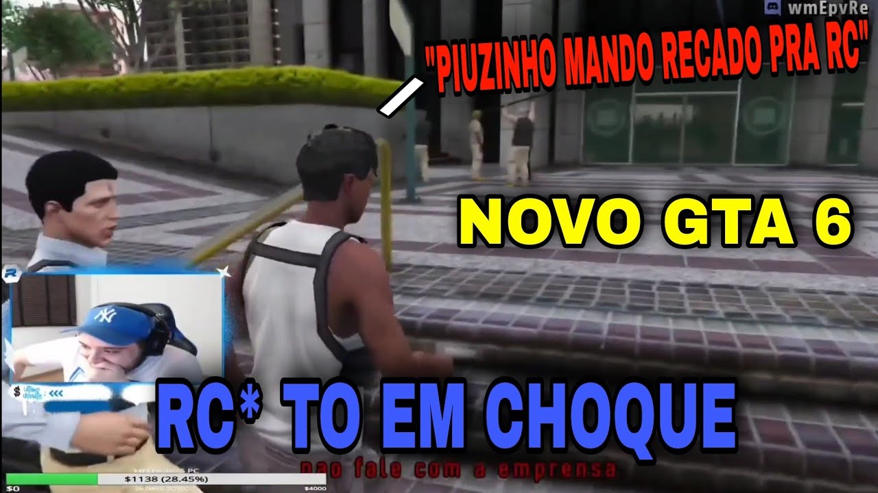 RC REAGINDO AO NOVO GTA 6! 