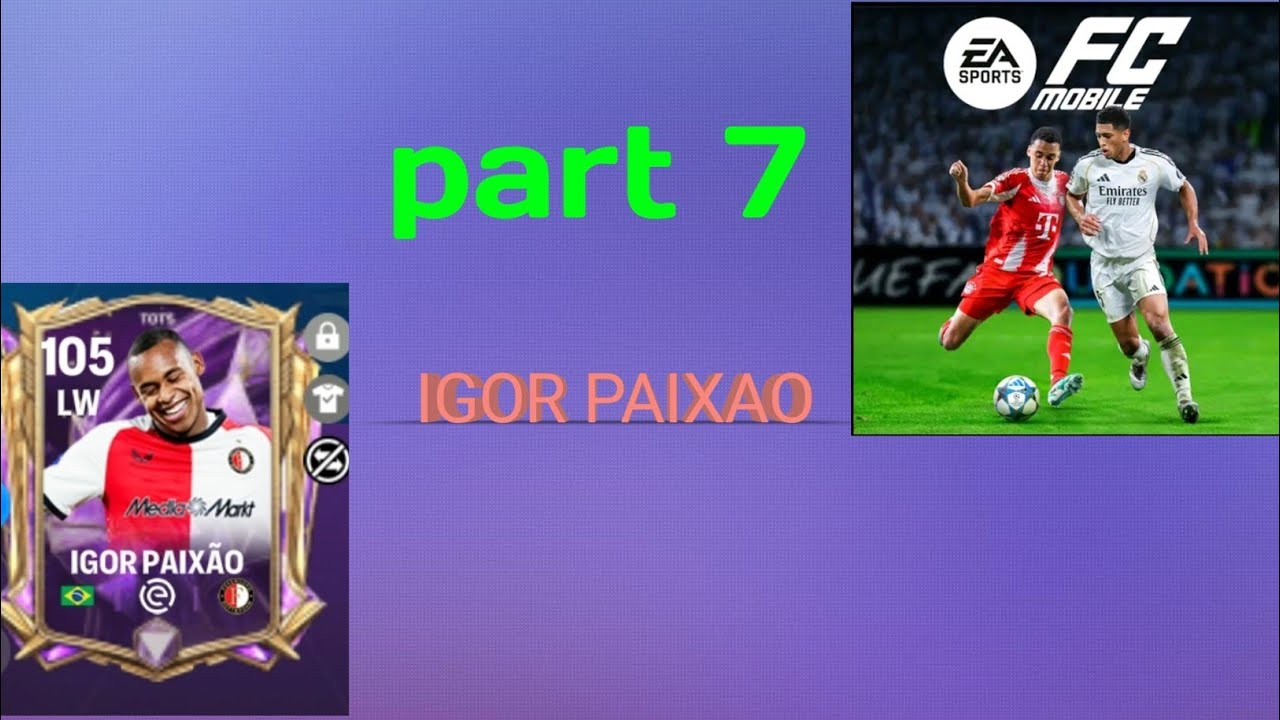 IGoR paixao goll in the match fc mobile 2026.