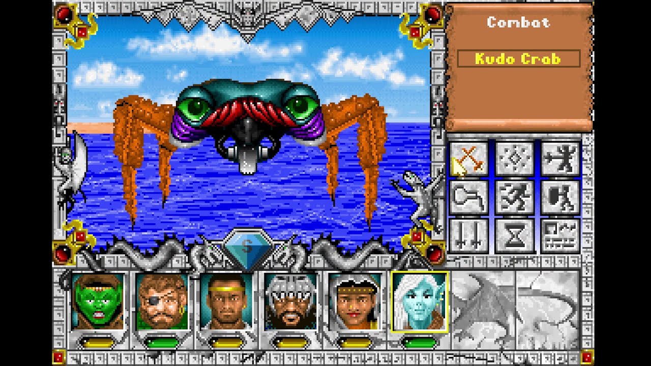 Основной двигатель. Огненный остров. Морские чудовища. Might and Magic III: Isles of Terra #38