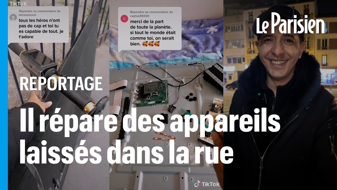 « 435€ laissés sur le trottoir » : sur TikTok, il montre comment réparer des encombrants