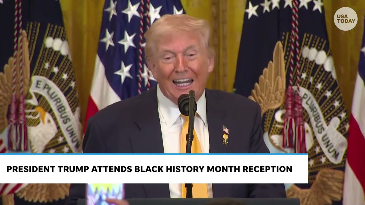 Full Donald Trump speech at Black History Month White House reception