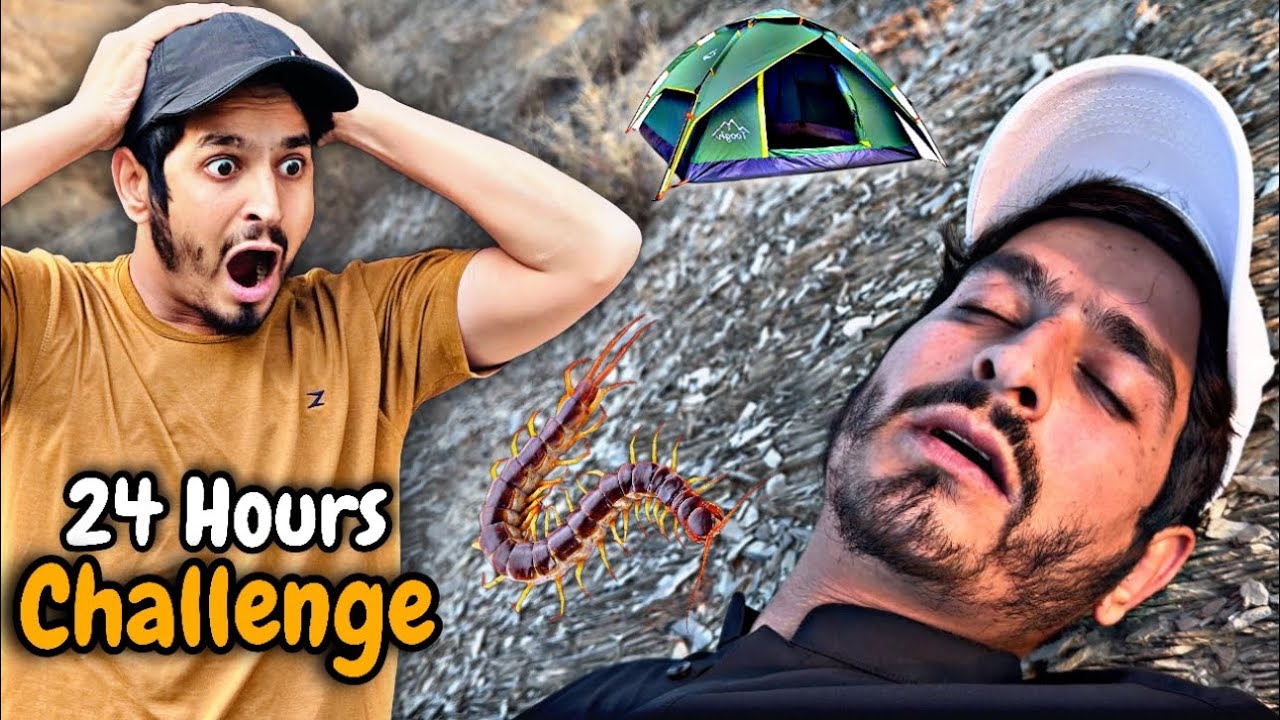 24 Hours in Pakistan’s Deadliest Mountains 🌄 | Extreme Survival Challenge with Guns & Camping 🔥✅