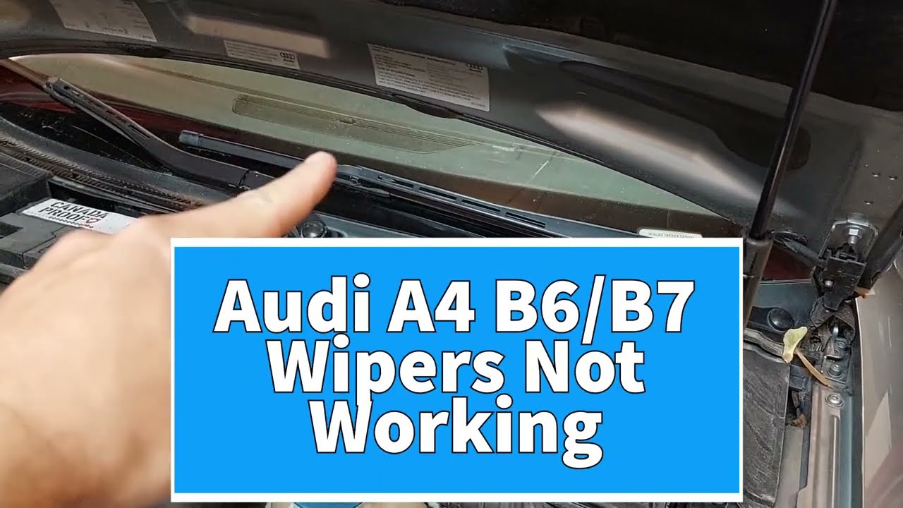Дворники Audi A4 B6/B7 не работают