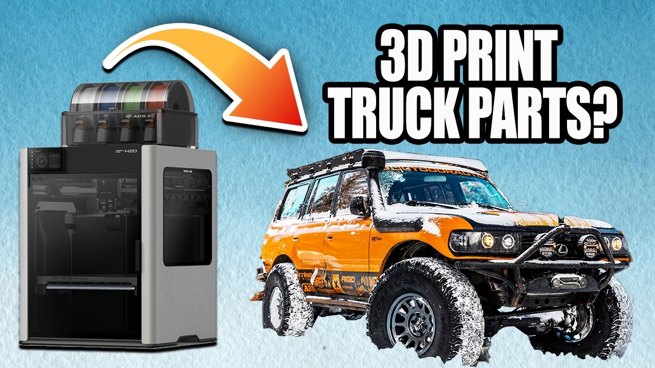 We Tried 3D Printing Car Parts & Made Zip Ties Better - Bambu Lab X1C & H2D for 3D Print Beginners