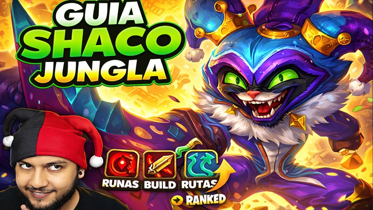SHACO JUNGLA META | Build + Runas + Errores a Evitar