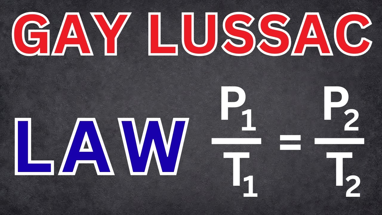 Gay Lussac's Gas Law EXPLAINED | EASY Formula | Tadashi Science