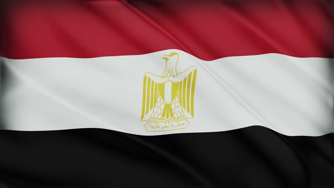 Egypt Flag Waving | Egypt Flag Background Video