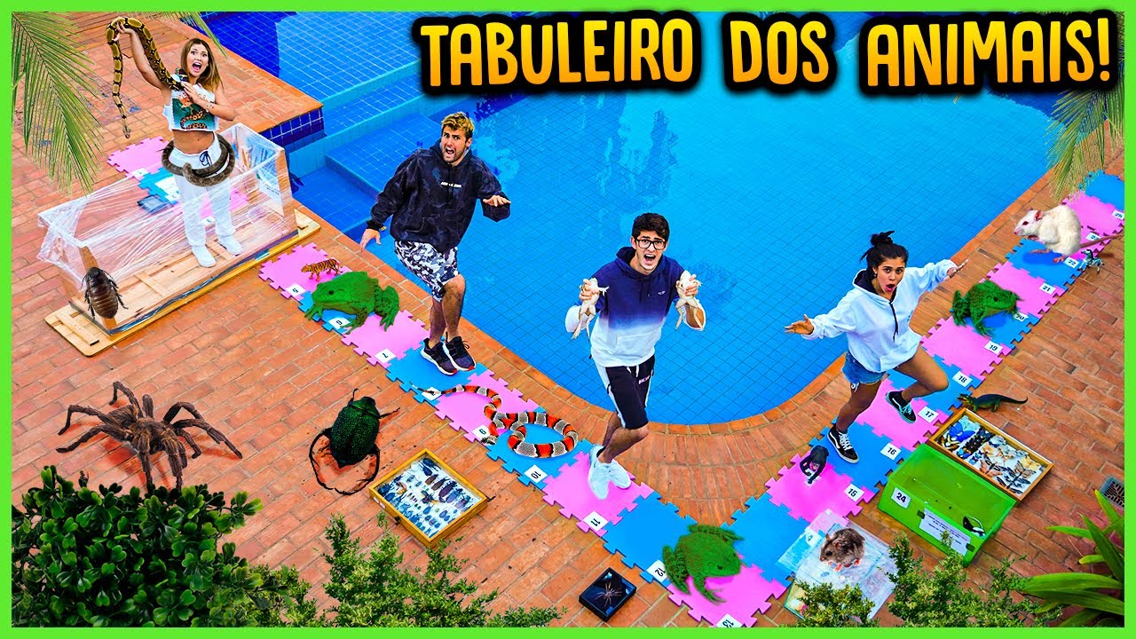 TABULEIRO GIGANTE DOS ANIMAIS!! ( MINI GAME NOVO ) [ REZENDE EVIL ]
