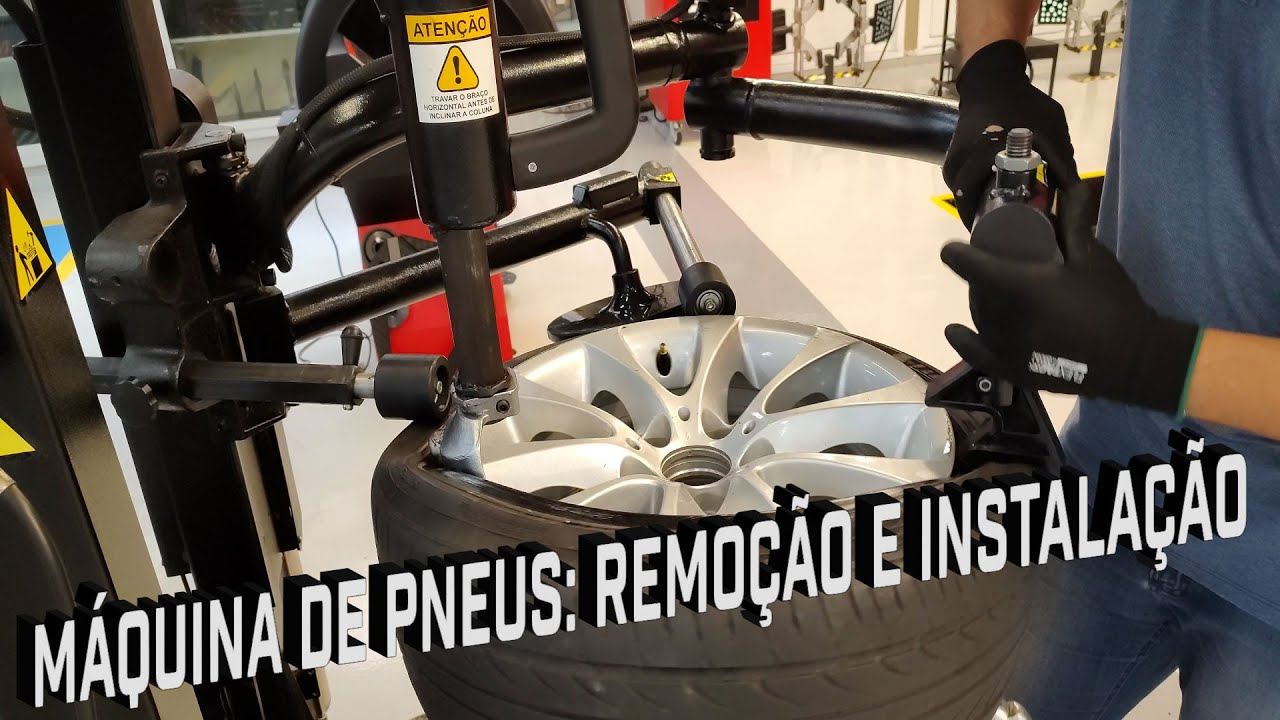 Máquina de pneus: remoção e instalação de pneus