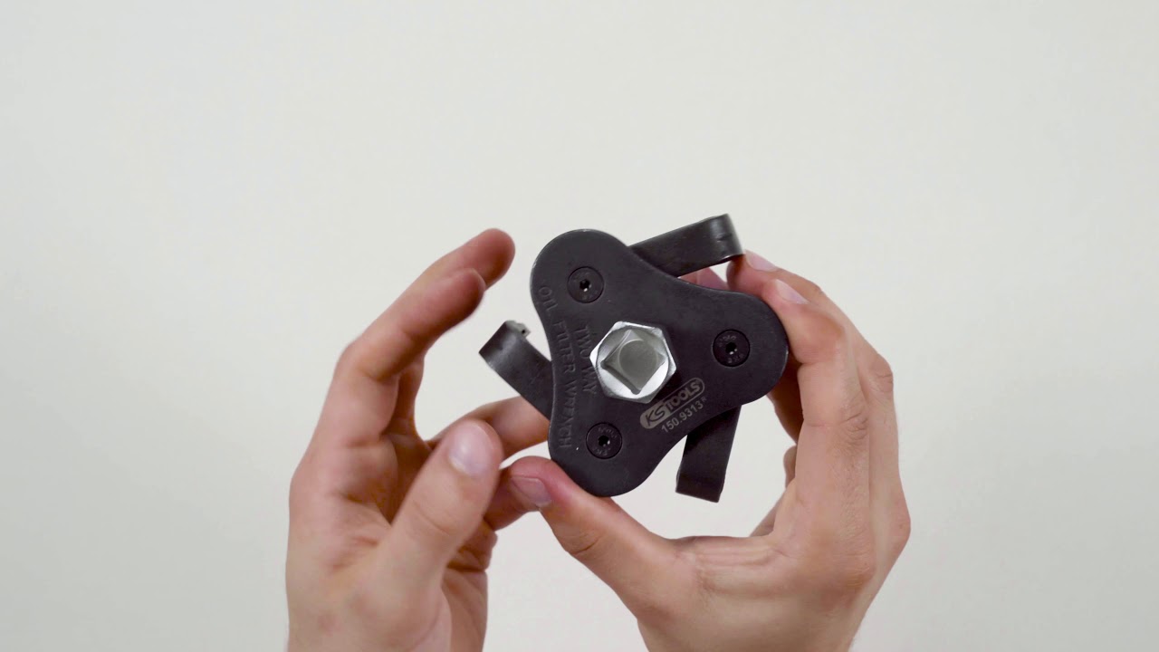 KS TOOLS 150.9313 &Ouml;lfilter-Spannschl&uuml;ssel &Oslash;63-102mm (Unboxing)
