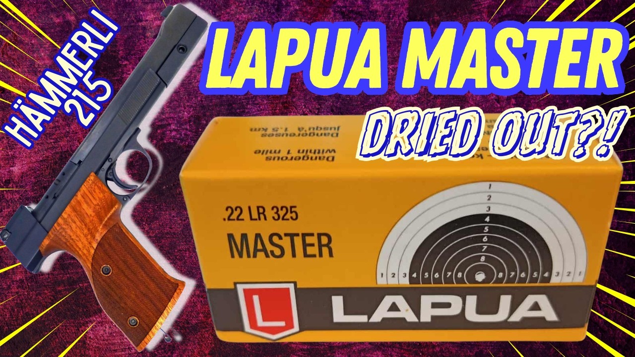 Может ли высохший Lapua Master стрелять? Результаты меня потрясли!