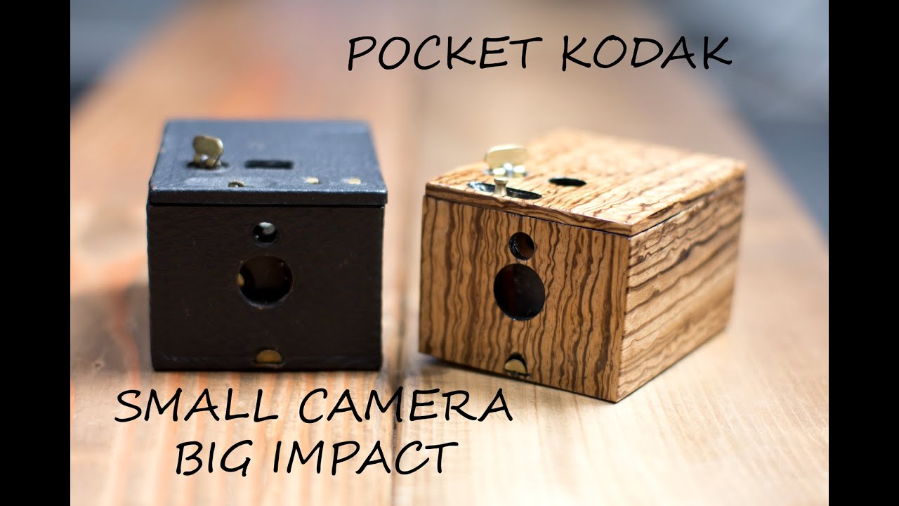 Pocket Kodak camera circa 1895-1896