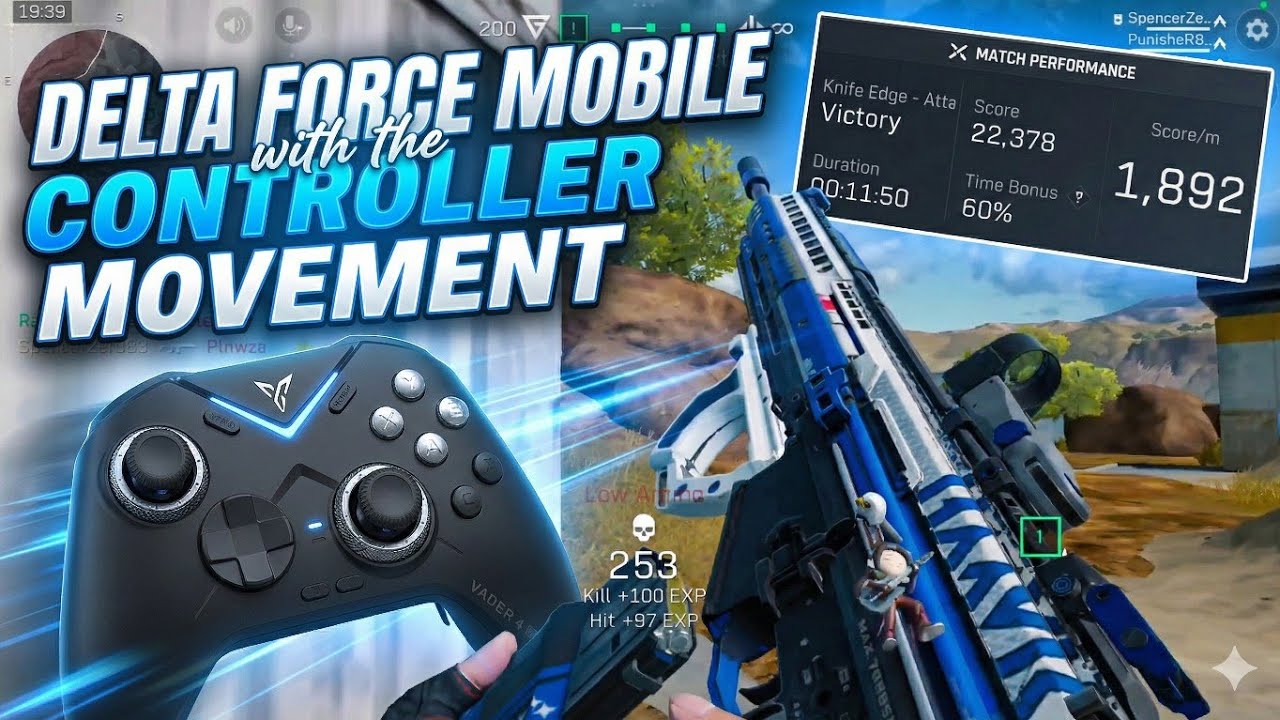 Delta Force Mobile with The Best Controller Movements | Xiaomi Pad 6
