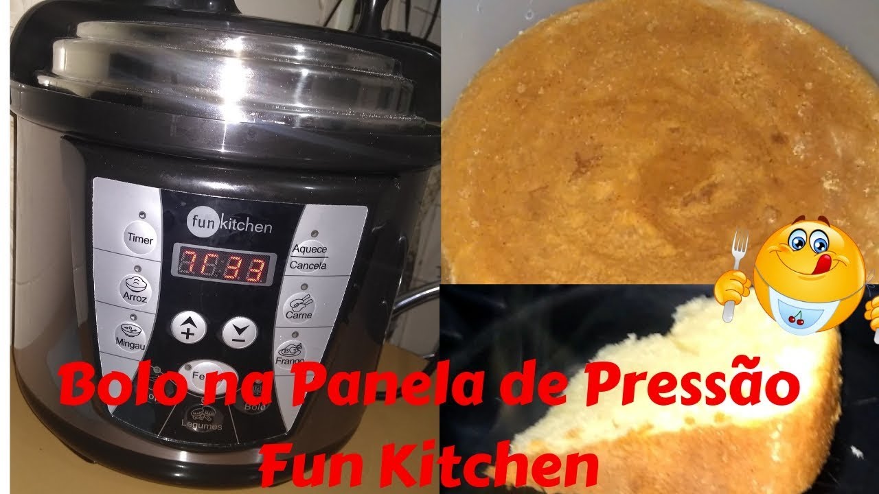 Bolo na Panela de Pressão Eletrica Fun Kitchen