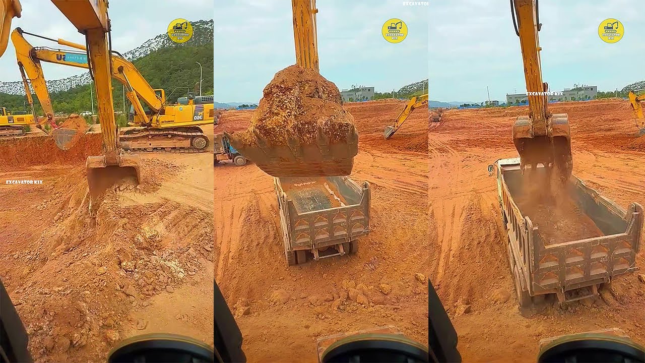 How To Excavators Load Soil Onto Trucks Professionally P1542