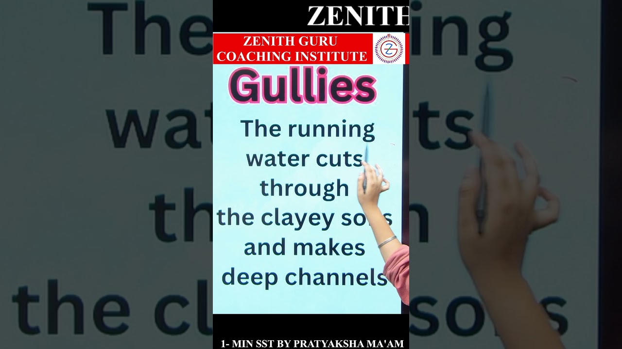 How are gullies formed? Gullies