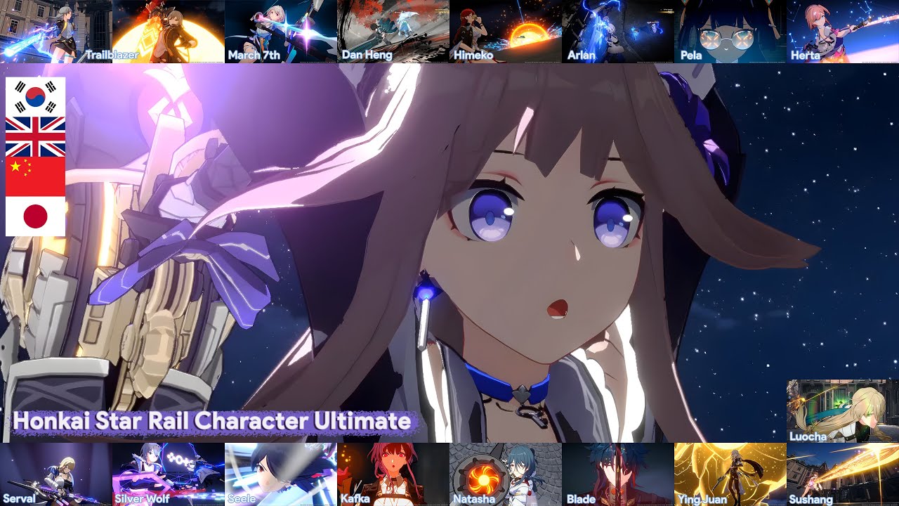 Honkai Star Rail Character Ultimate Voice in 4 Languages [CN, EN, JP, KR]