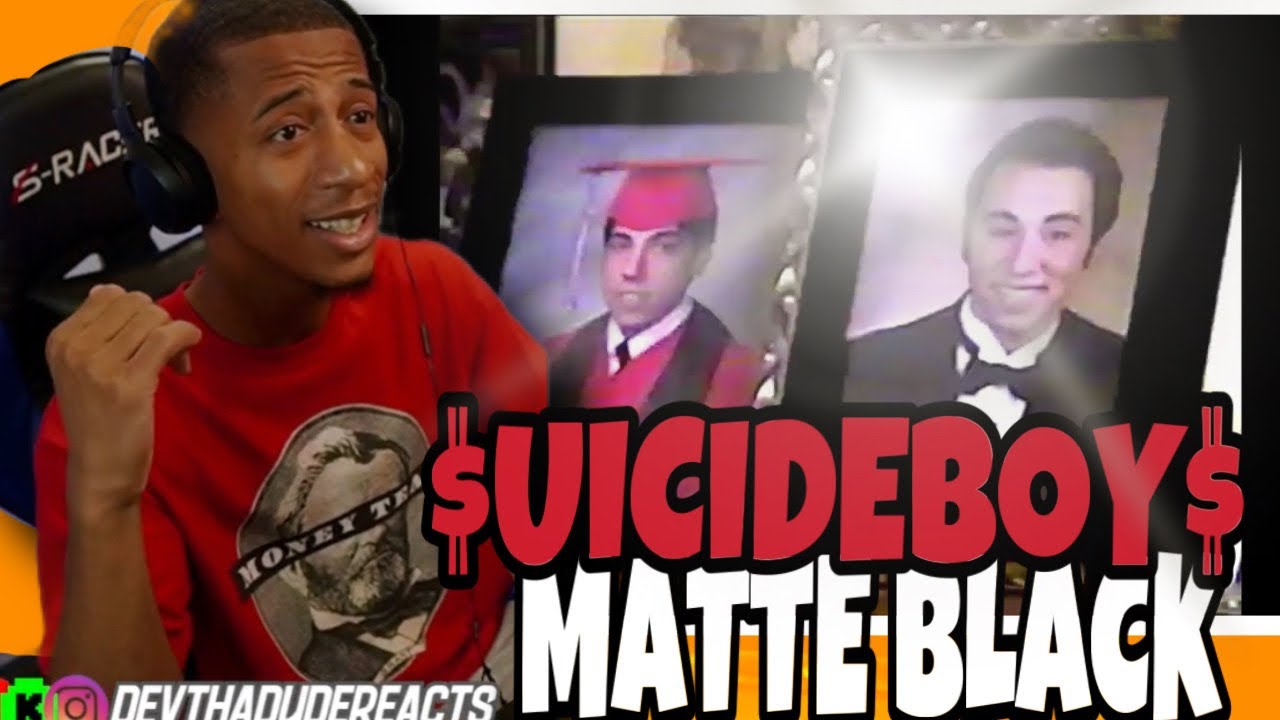 These Bois Different $UICIDEBOY$ - MATTE BLACK(Reaction)