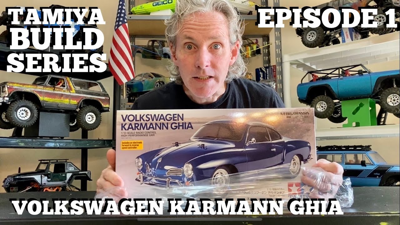 Tamiya Volkswagen Karmann Ghia M-06 Chassis Unboxing