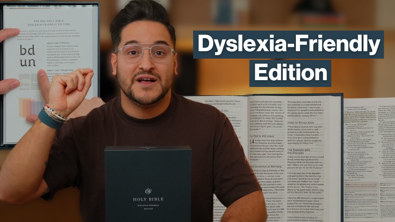 Dyslexia Friendly Bible Edition ESV | NEW Bible Easier to Read