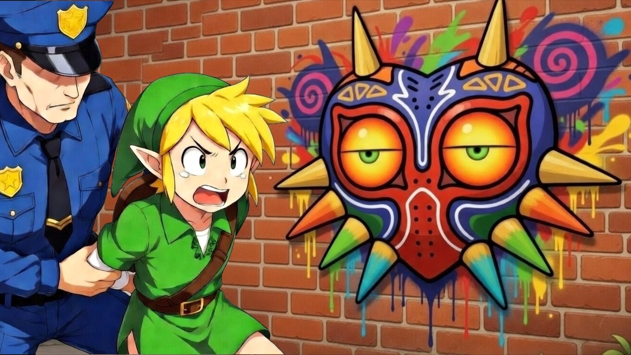 Zelda Between Worlds va de ser  un GRAFITI