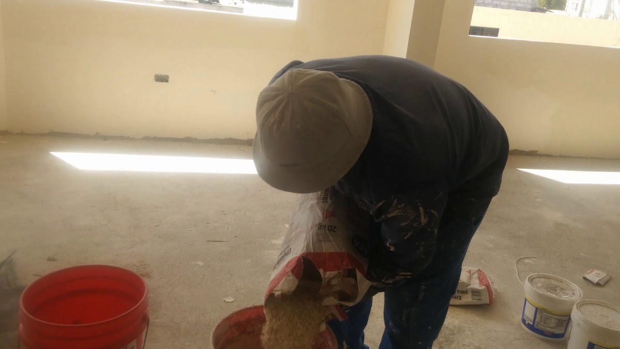 COMO PREPARAR EMPASTE PARA INTERIORES MANUALMENTE