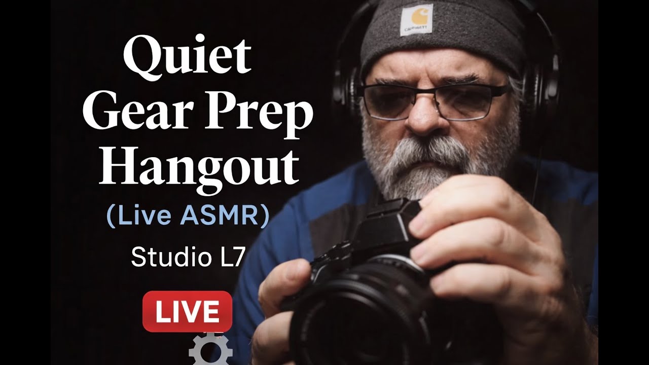 Quiet Gear Prep Hangout (Live ASMR) | Studio L7 Night Setup