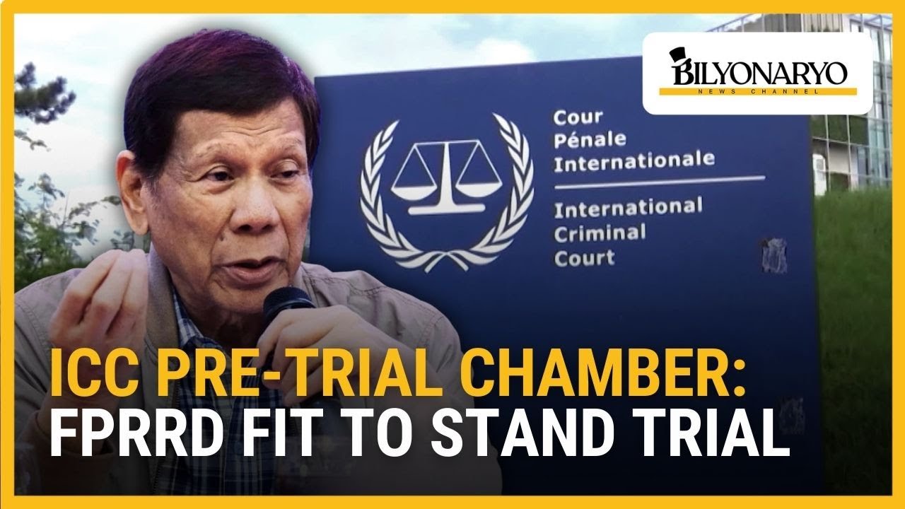 ICC pre-trial chamber: ex. President Rodrigo Duterte fit to stand trial | Agenda