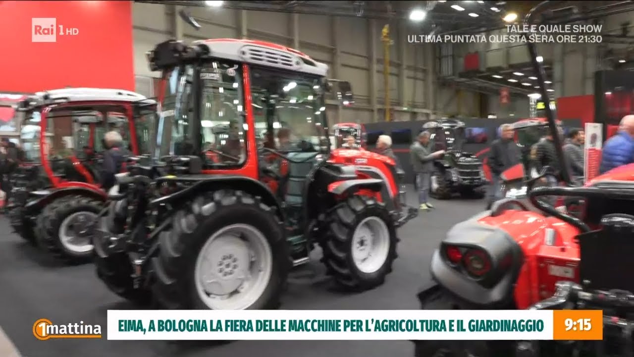 EIMA: a Bologna la fiera dell'agricoltura ed il giardinaggio - Unomattina 08/11/2024