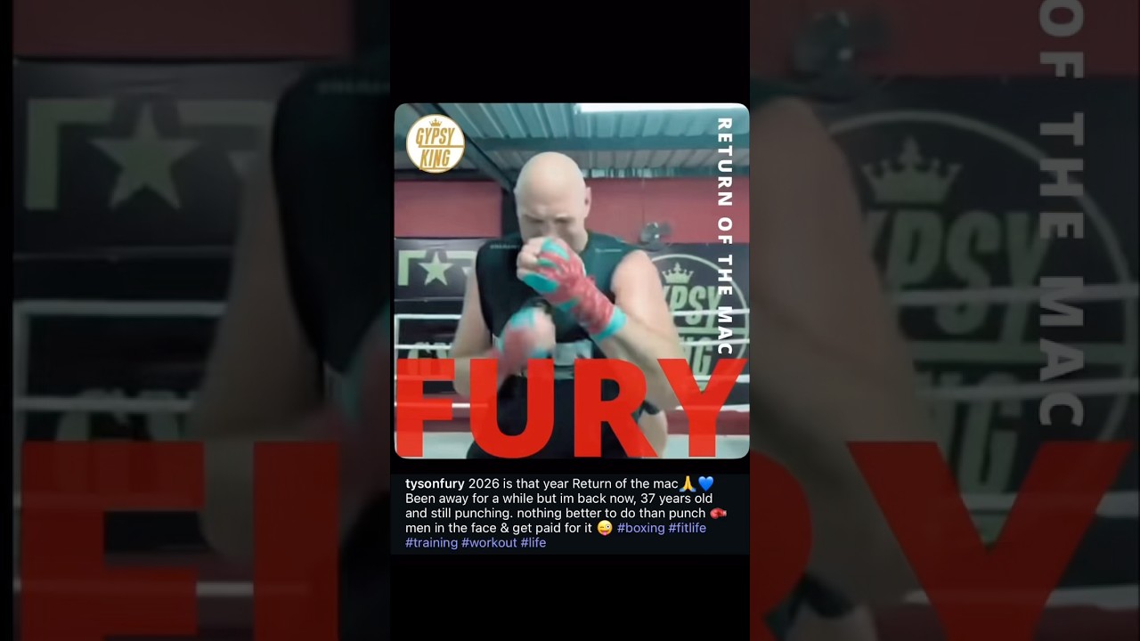 TYSON FURY CONFIRMS RETURN TO THE RING IN 2026 👀