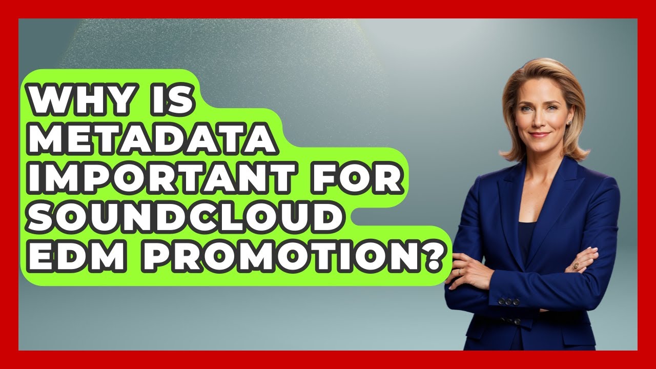 Why Is Metadata Important For SoundCloud EDM Promotion? - Electronic Mix Masters