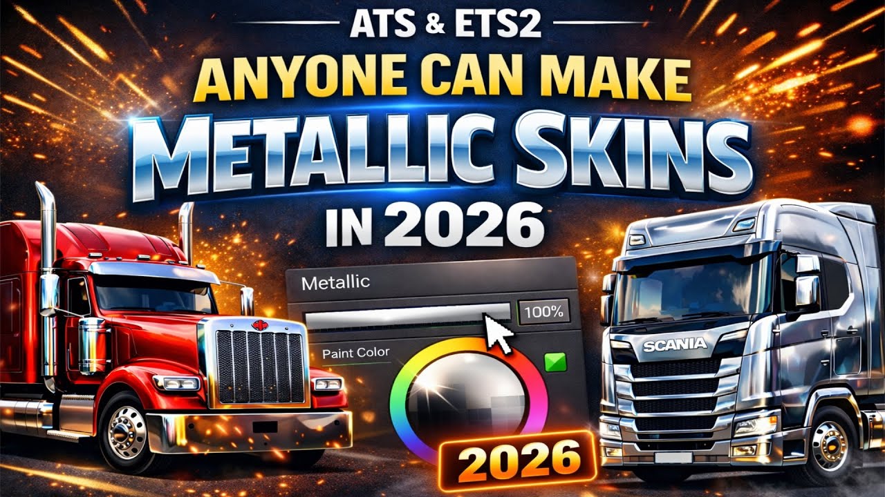 The ONLY Metallic Skin Tutorial You Need for ATS & ETS2 in 2026
