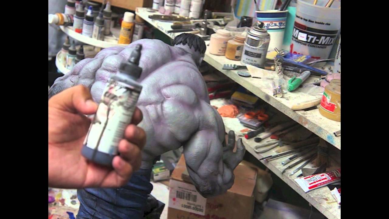 sideshow  grey hulk ex shading and gap repair