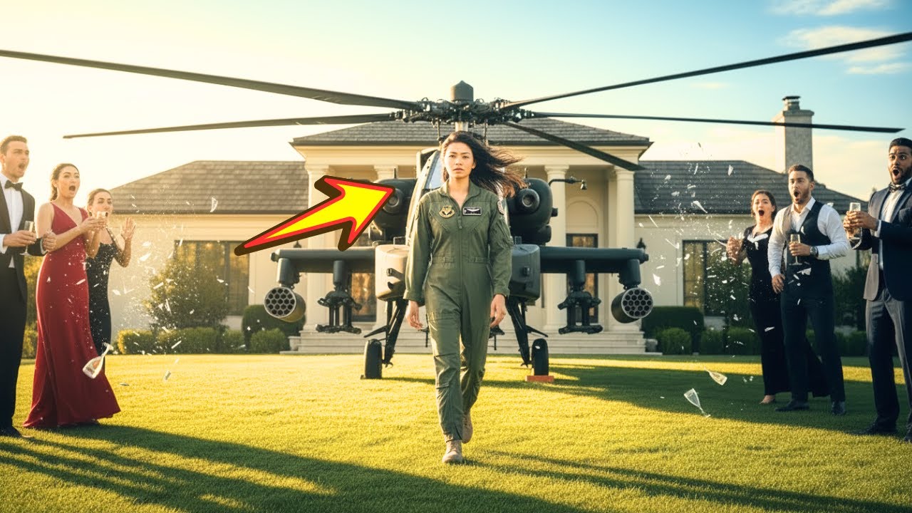 She Was the “Class Loser” They Mocked—But Her Apache Helicopter Entrance Silenced Everyone