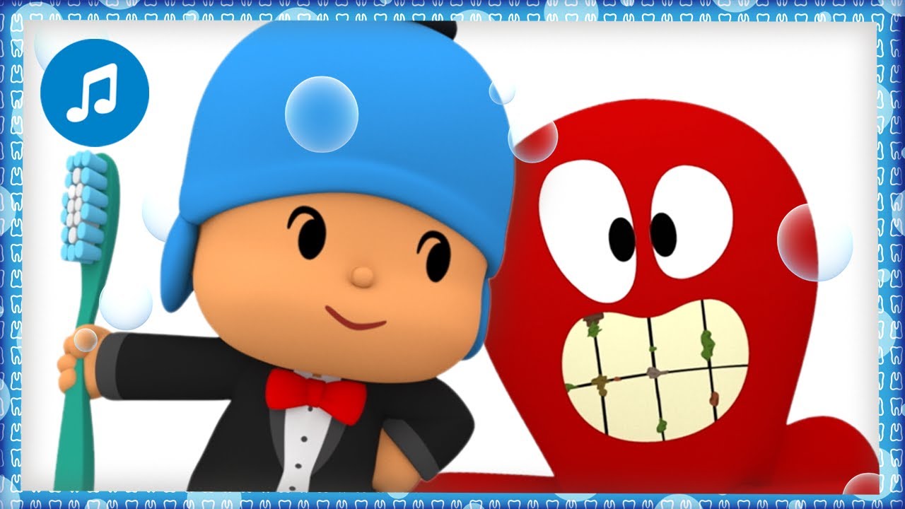 🎶🦷CANCIONES INFANTILES de POCOYÓ 🎶🦷 - El cepillo de dientes | Caricaturas y dibujos animados
