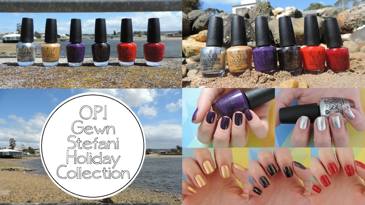 O.P.I Gwen Stefani Holiday Collection Swatches + Review