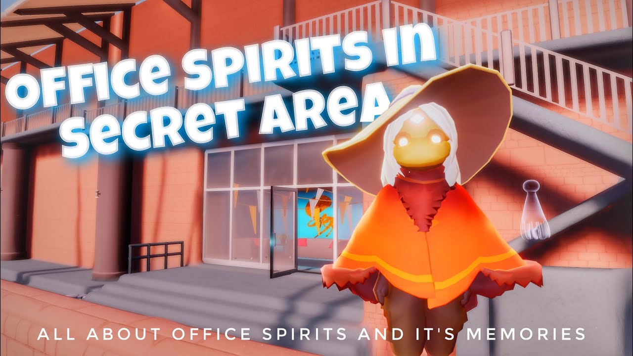 ALL About Office Spirits | Secret Area in Vault | sky children of the light | Noob Mode