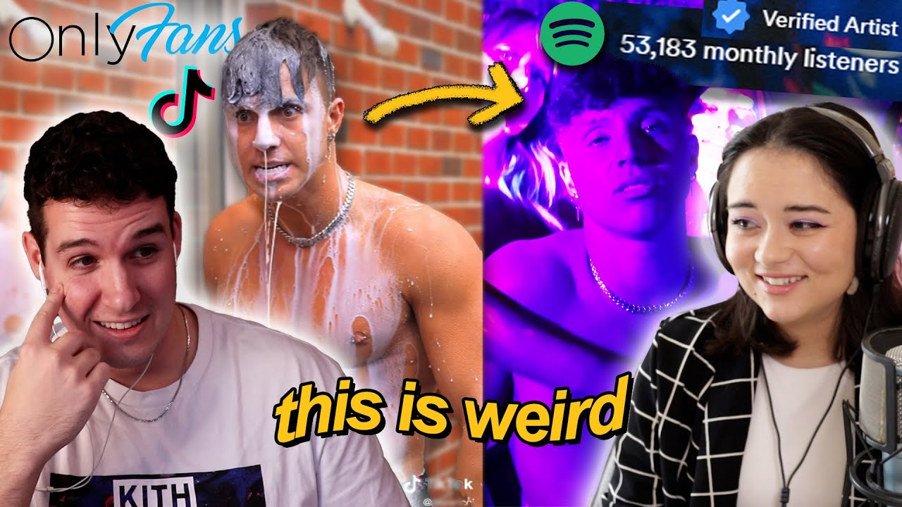 Goofy TikToker Uses Abs to Promote His Music (with GunnarTV)