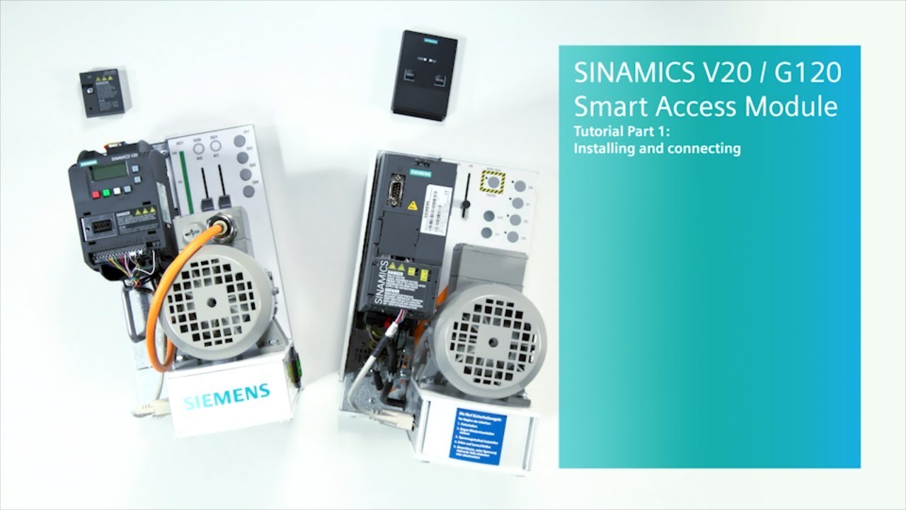 SINAMICS V20 / G120 Smart Access Module for converter - Tutorial Part 1