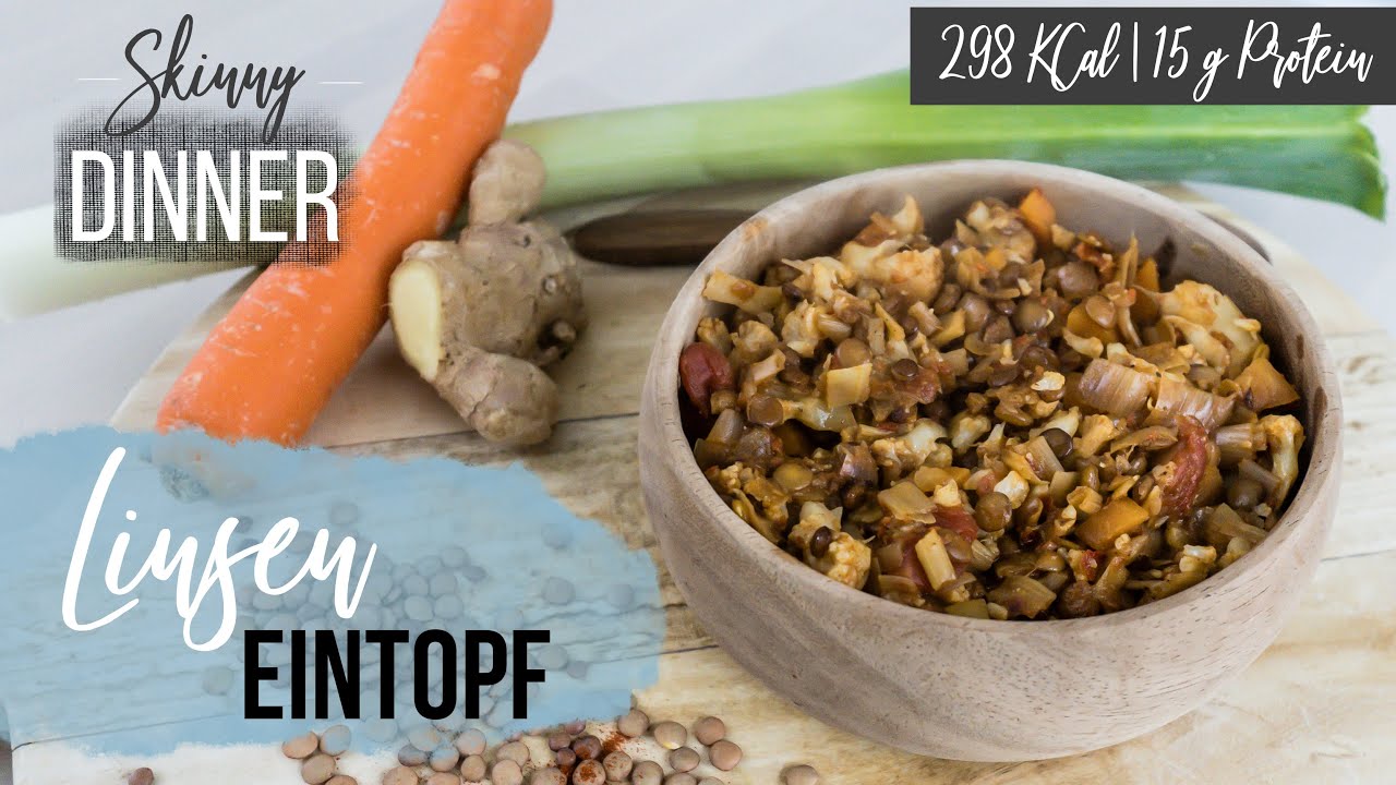 Orientalischer Linseneintopf unter 300 Kalorien | Skinny Dinner